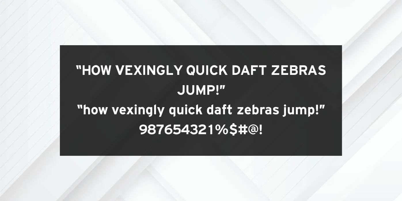Real Simple Font Preview