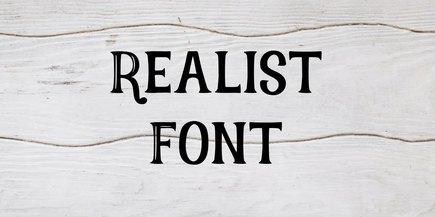 Realist Font