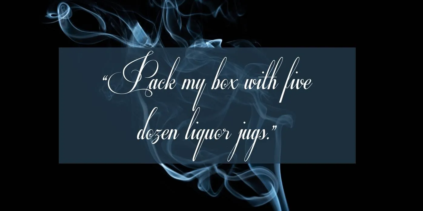 Respective Font Preview