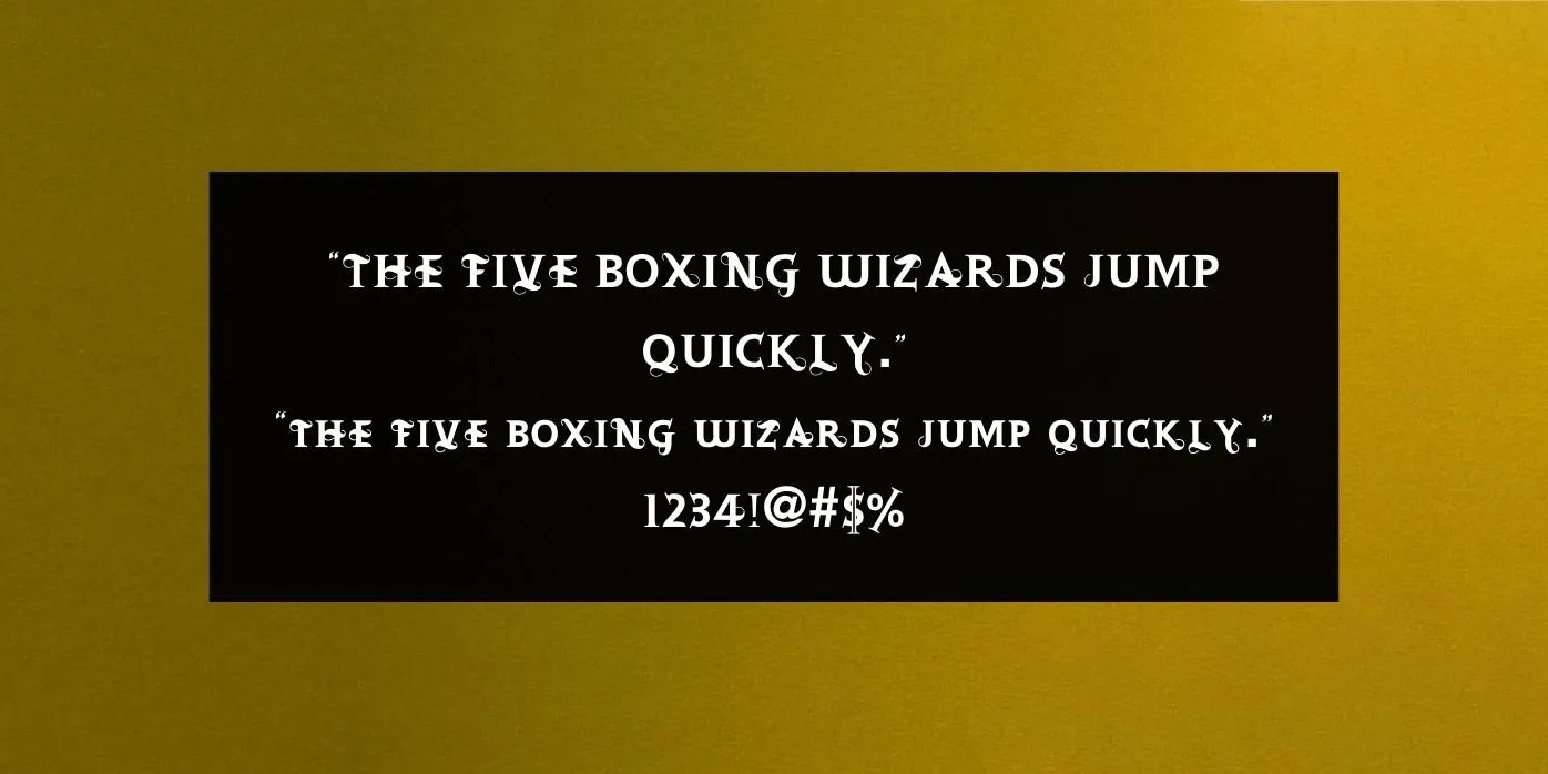 Retoric Font Preview