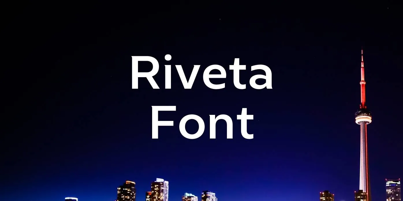 Riveta Font
