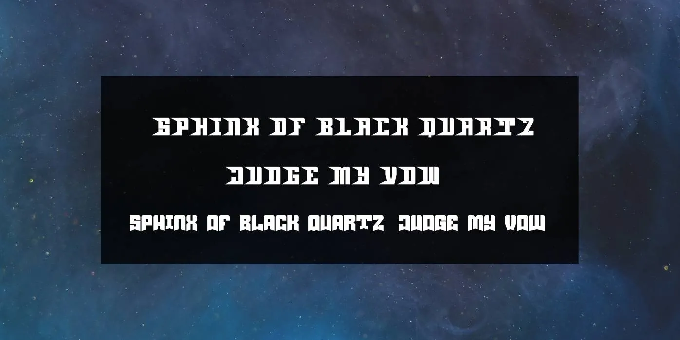 Robus Font Preview