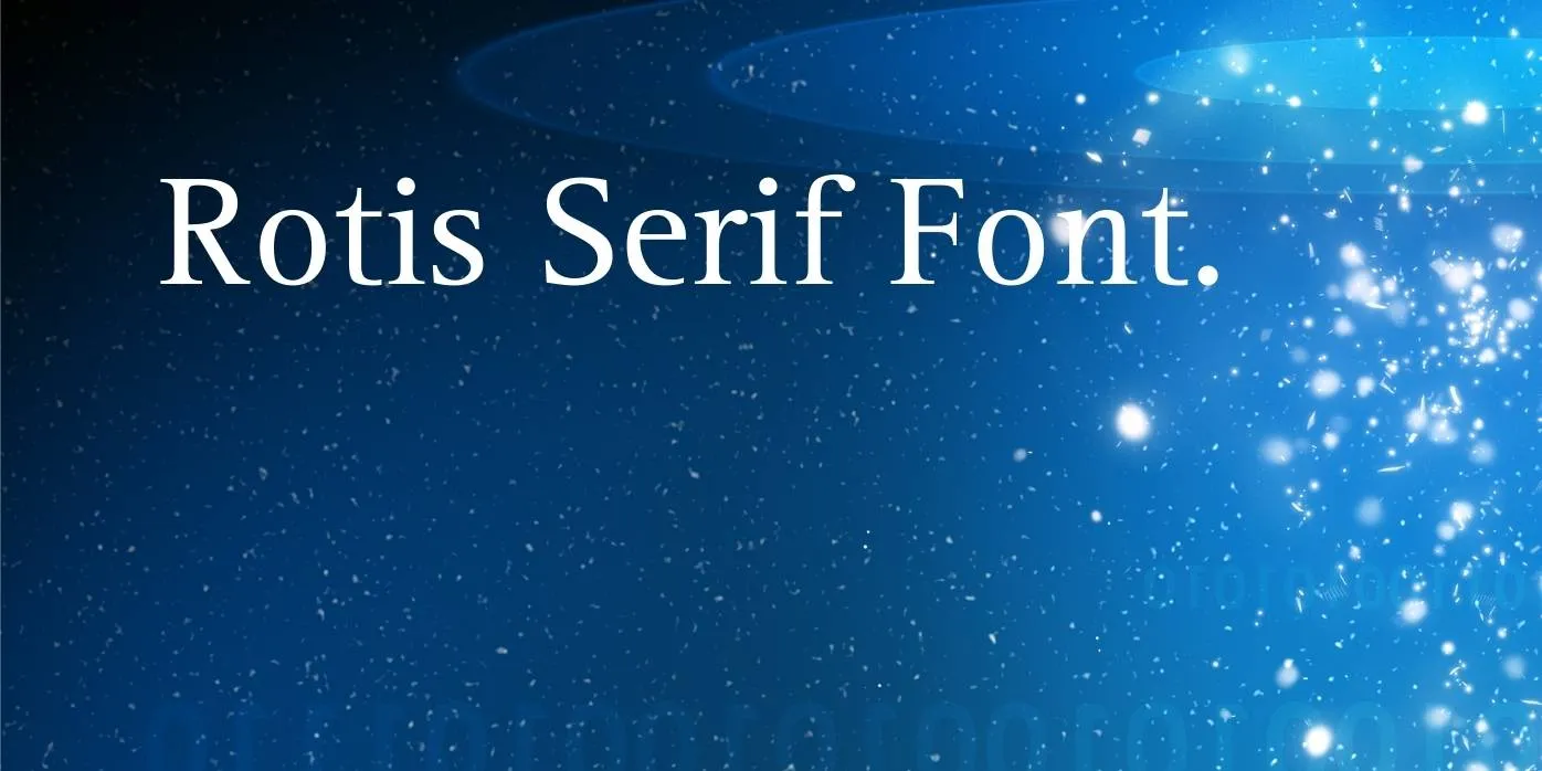 Rotis Serif Font