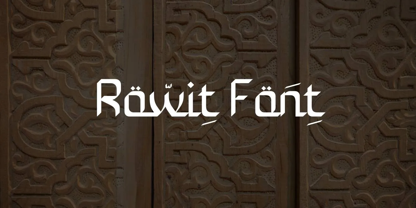 Rowit Font
