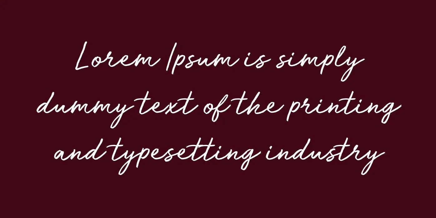 Run Wild Font Preview