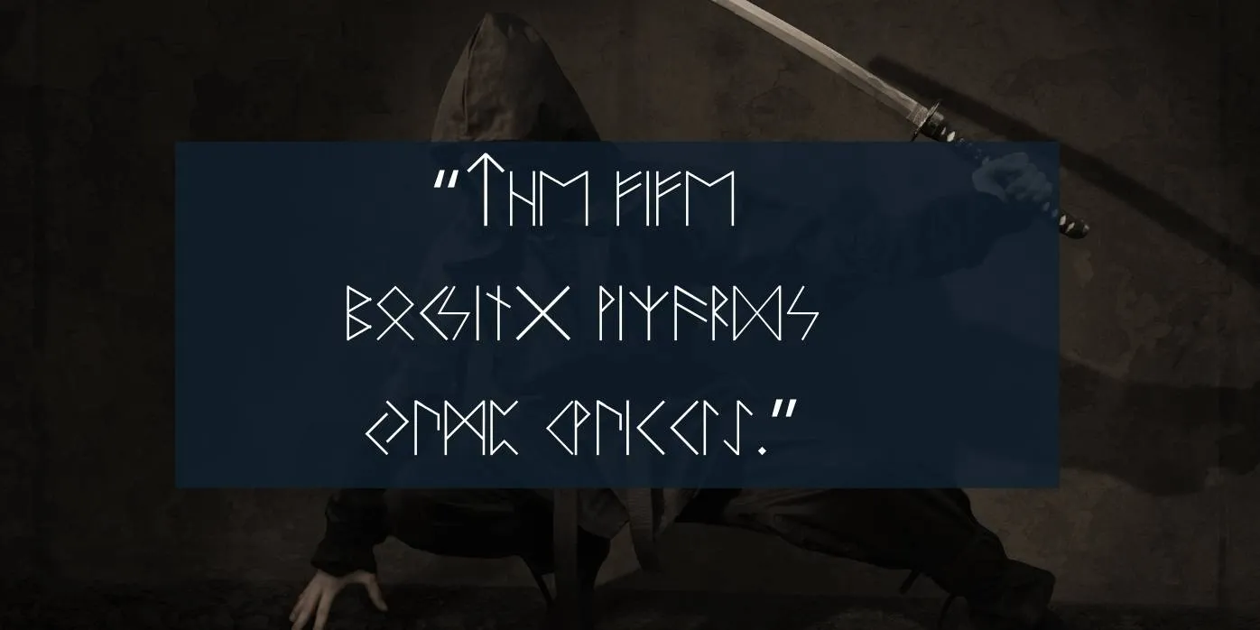 Runen Font Preview