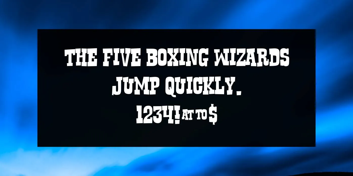 Rustler Font Preview