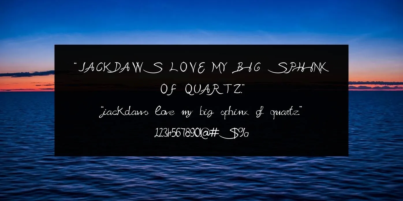 Sabrina Font Preview