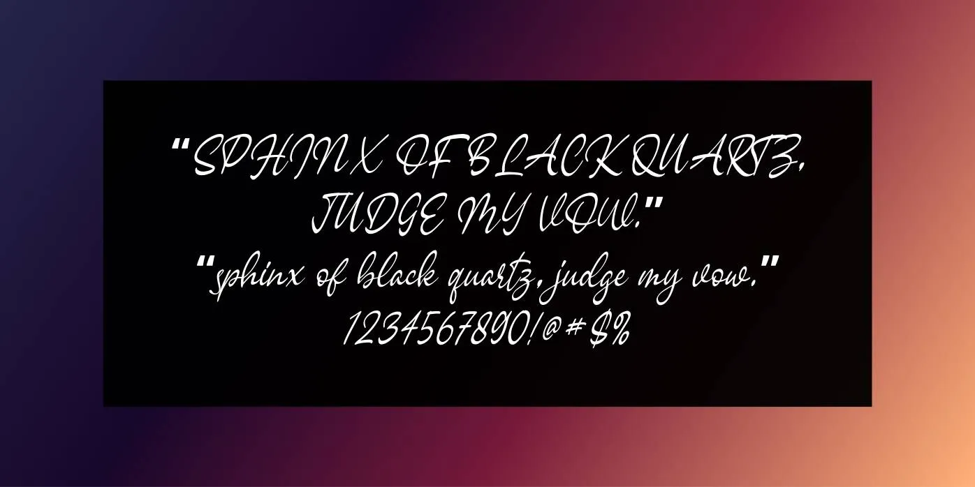Sagesta Font Preview
