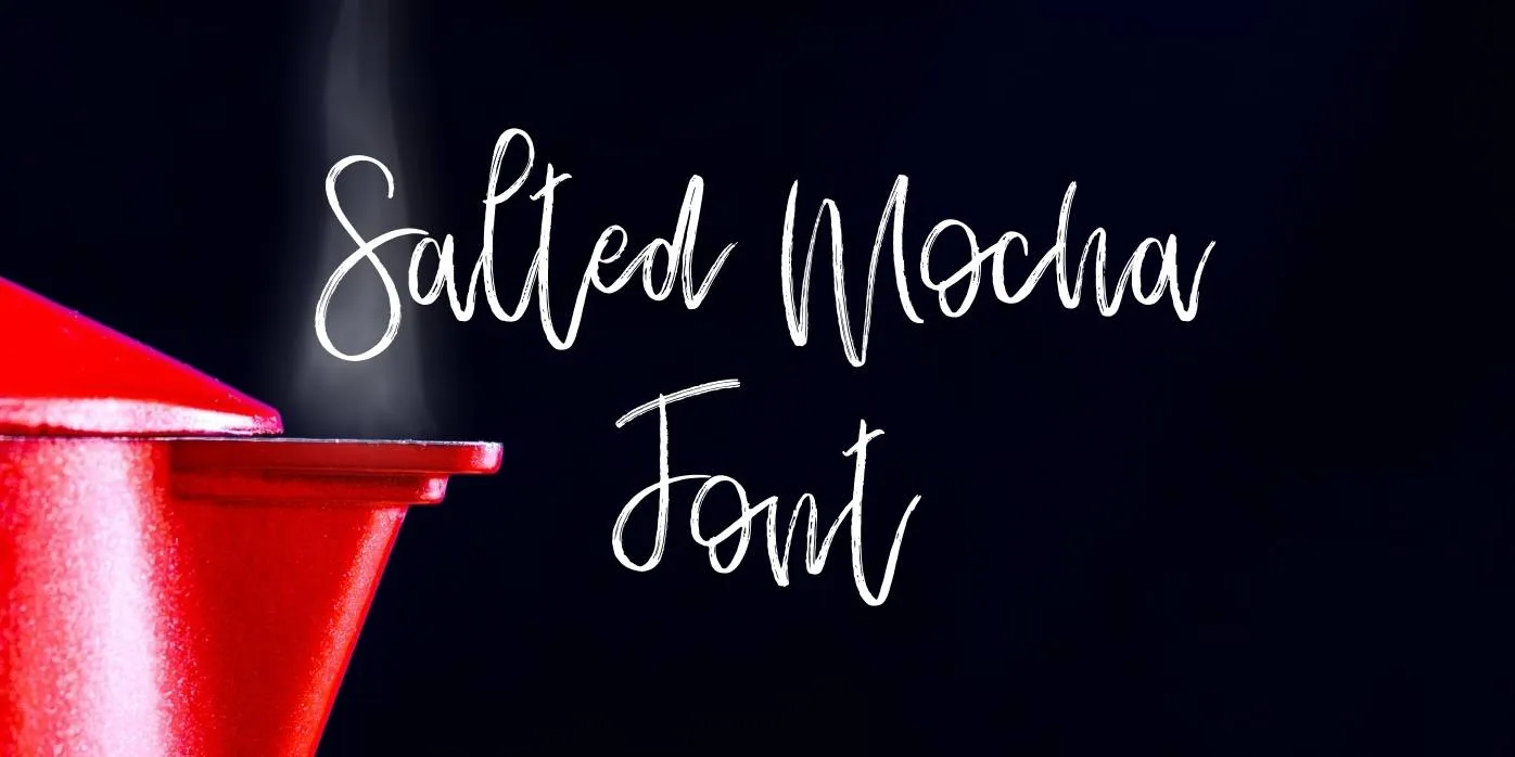 Salted Mocha Font