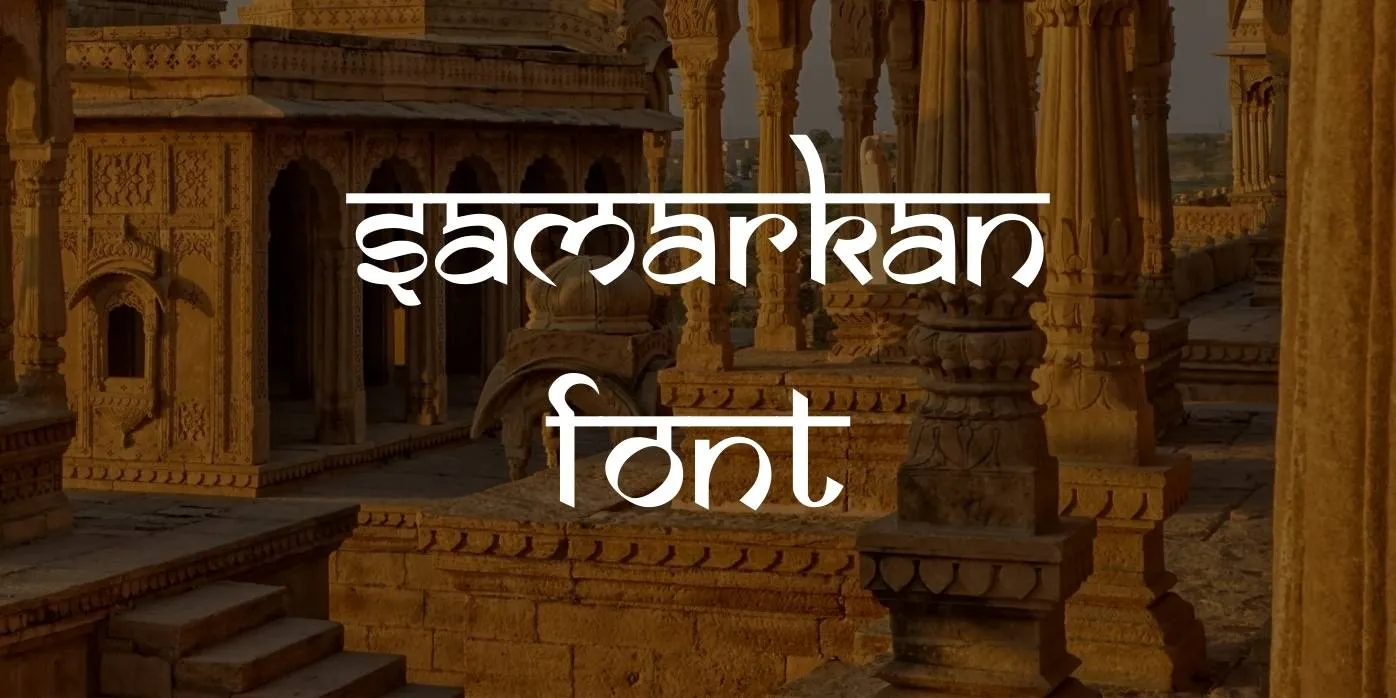 Samarkan Font