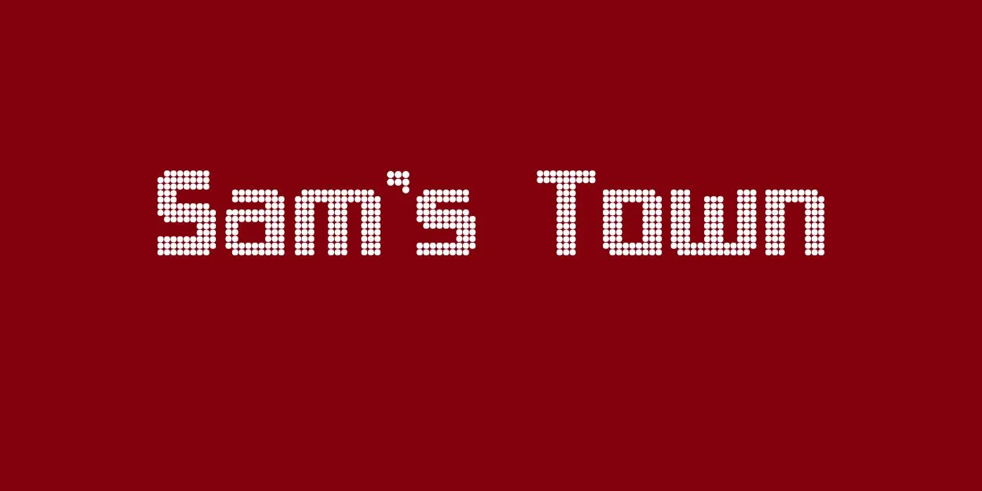 Sams Town Font