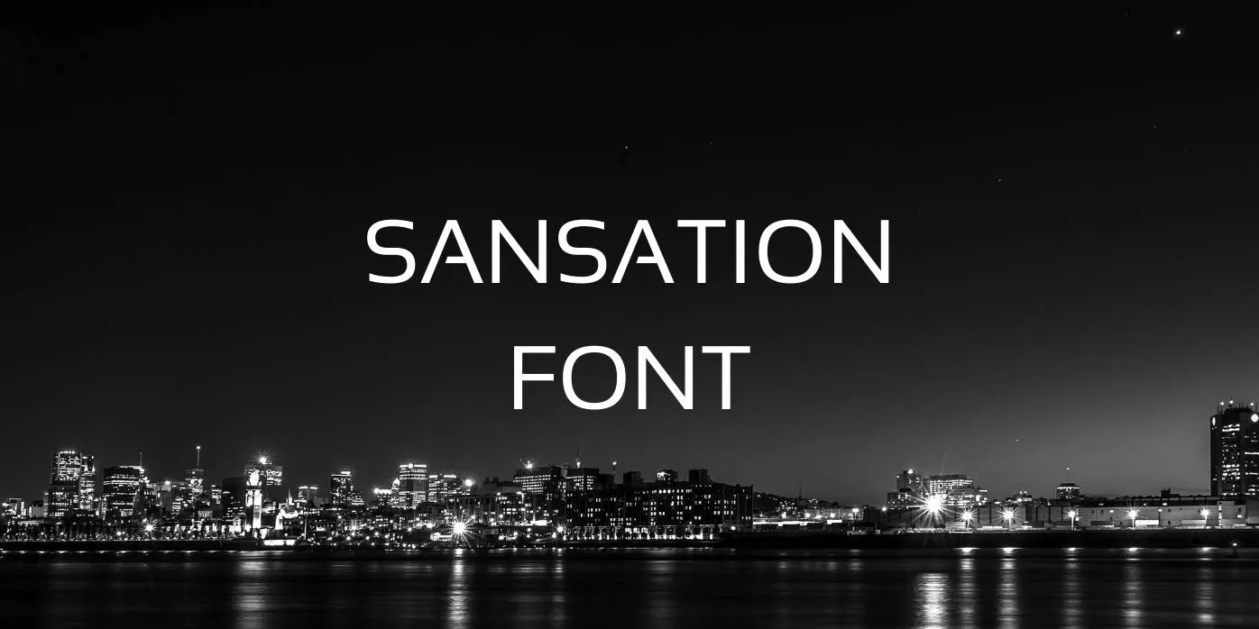 Sansation Font