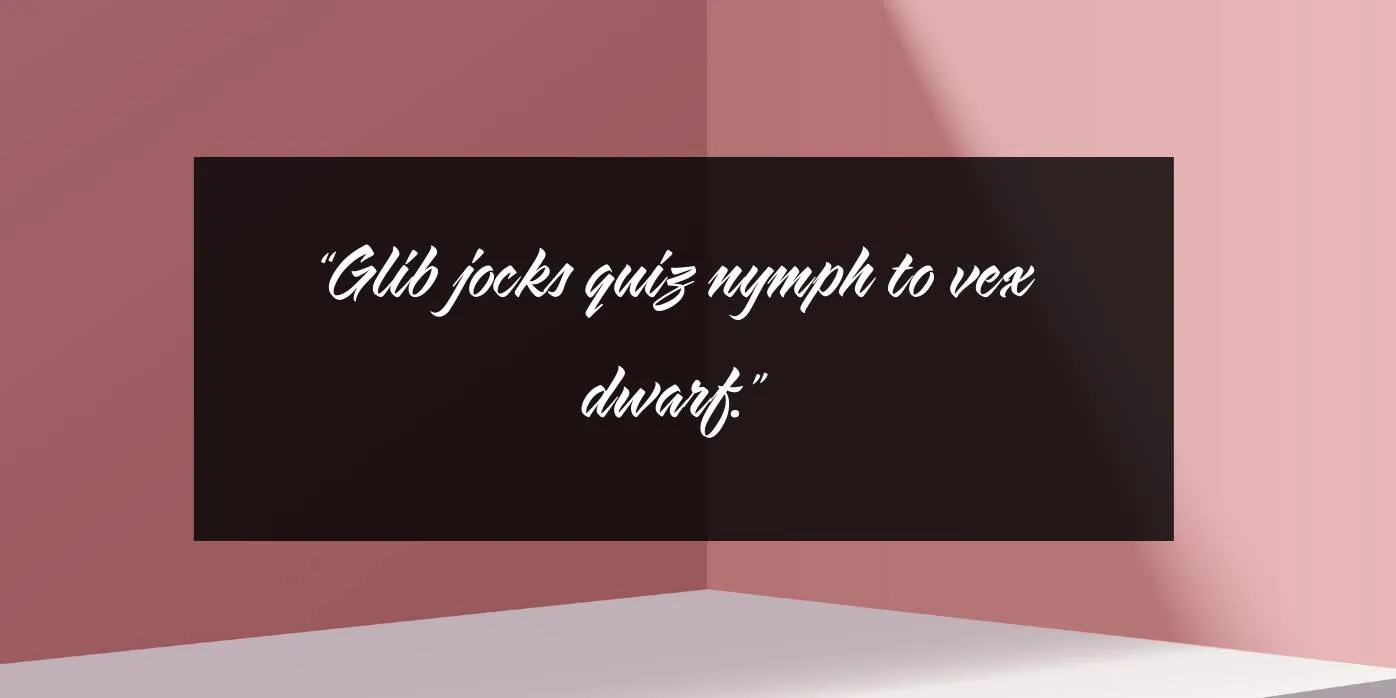 Sarah Script Font Preview