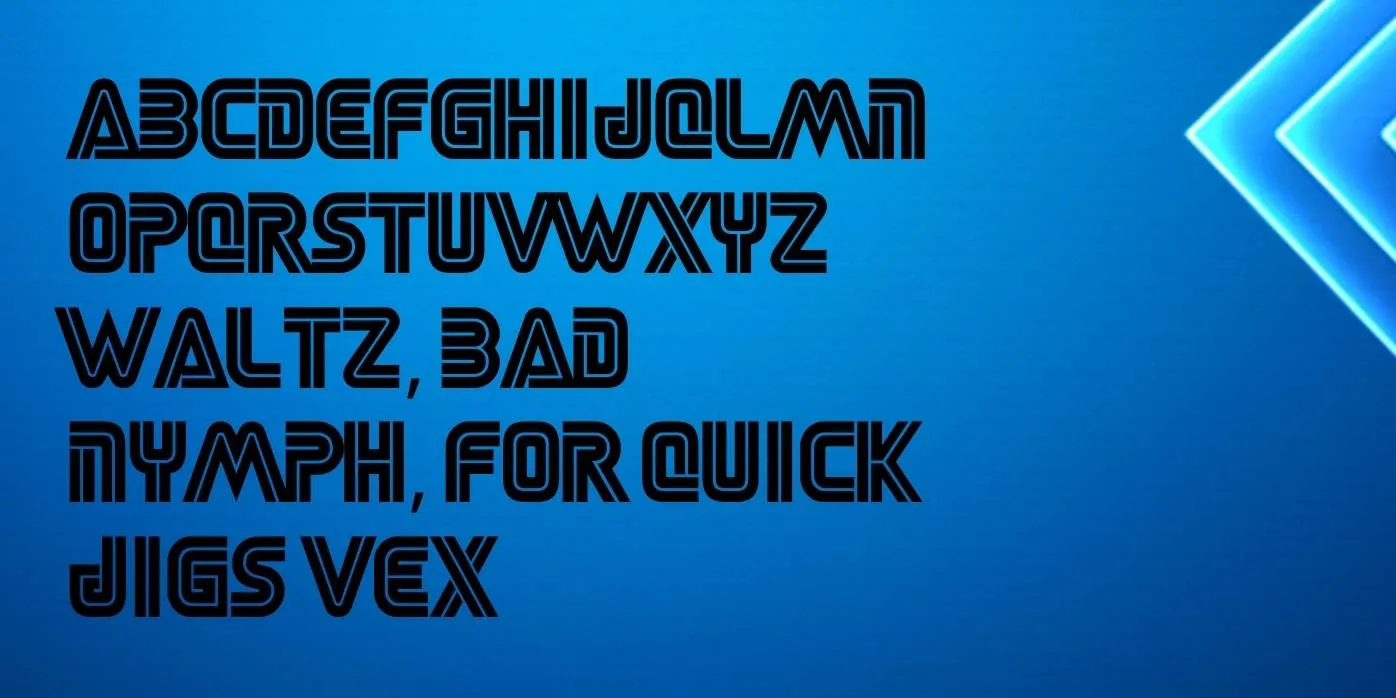 Sega Font Preview