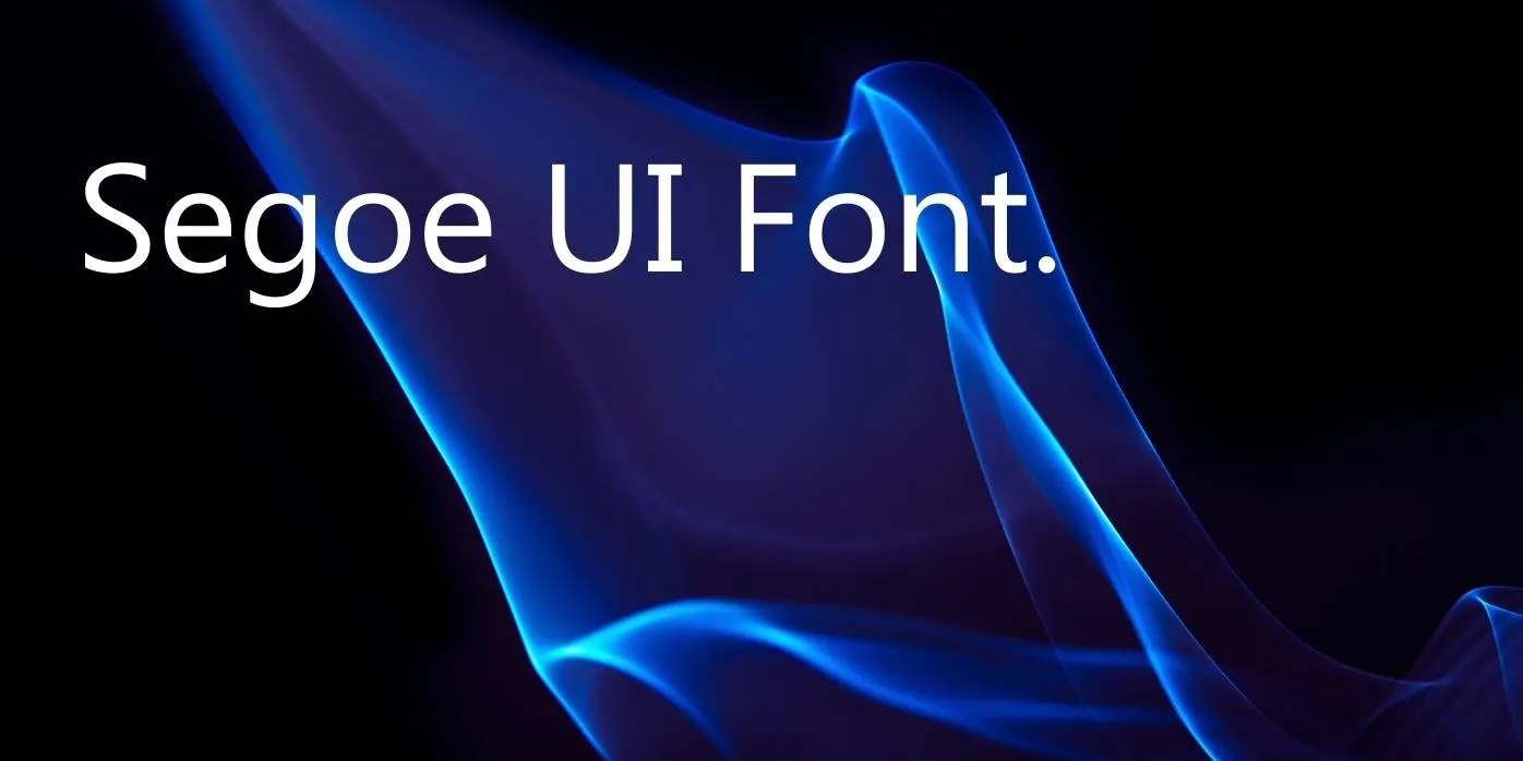 Segoe UI Font