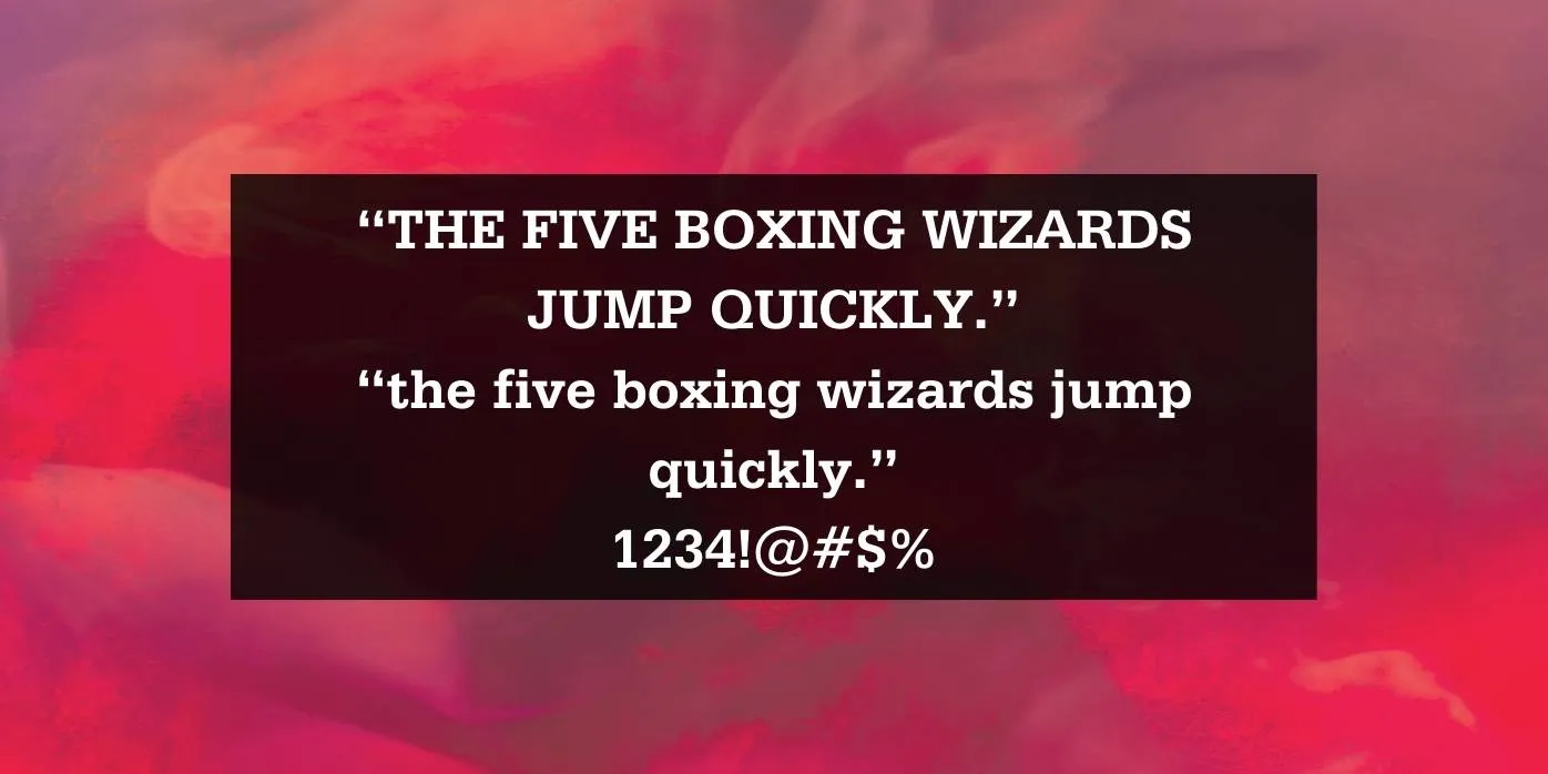 Serifa Font Preview