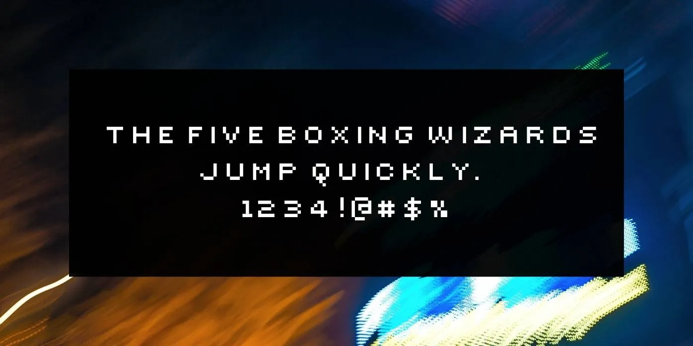 Sevenet Font Preview