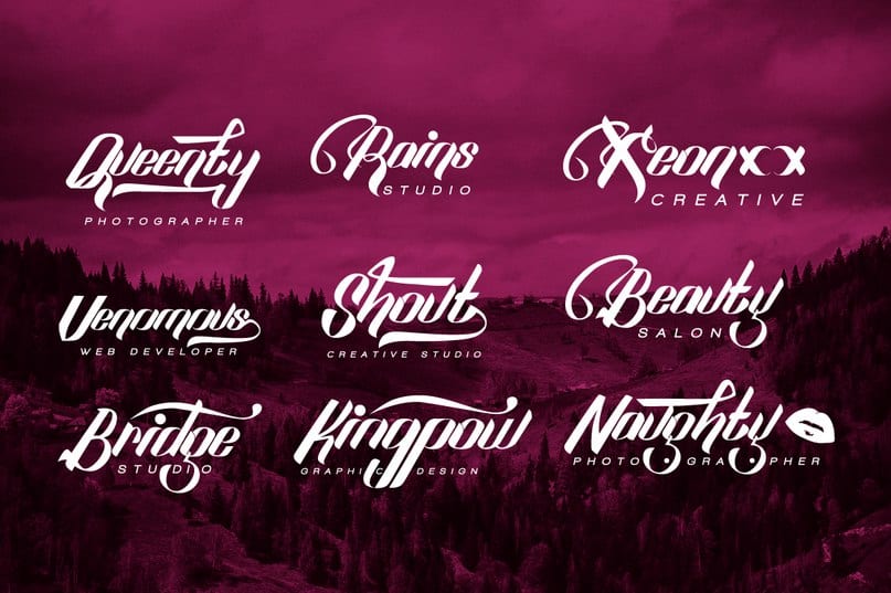 Sexy Shout Font Preview