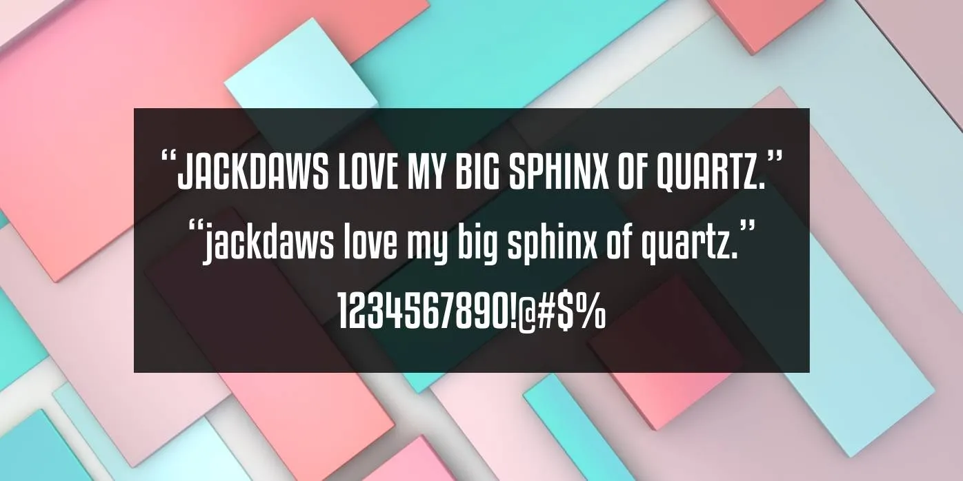 Shark Tank Font Preview