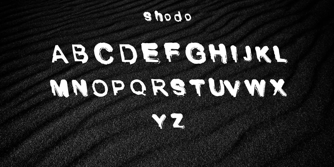 Shodo Font Preview