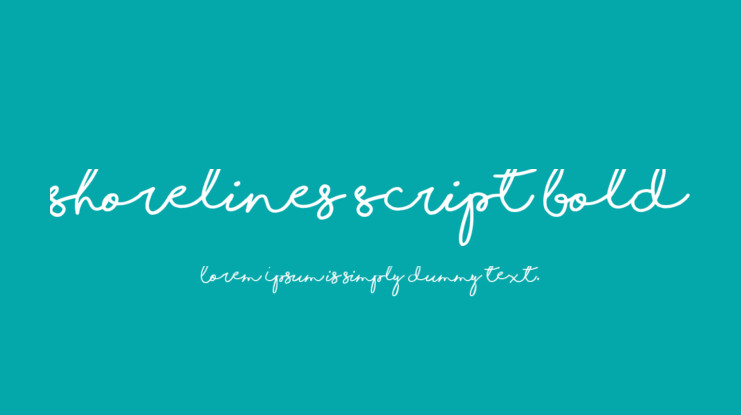 Shorelines Script Font