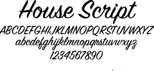 Sign Painter House Script Font