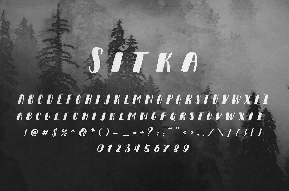 Sitka Brush Font Preview