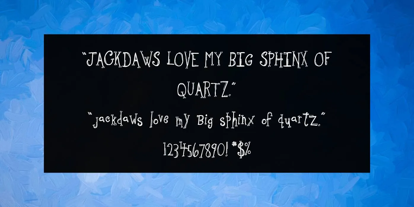 Sketchbook Font Preview