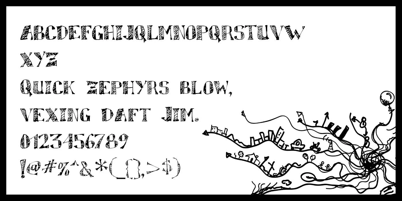 Sketchy Font Preview