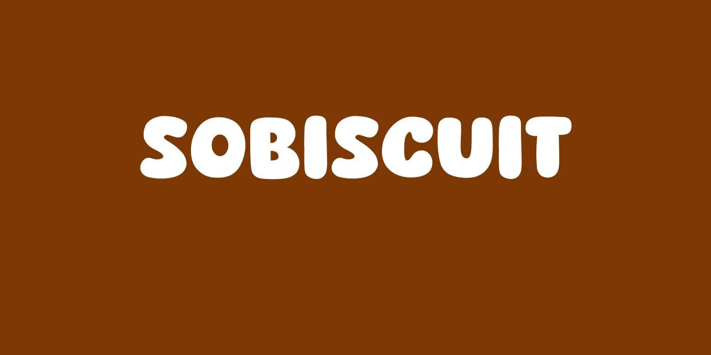 Sobiscuit Font