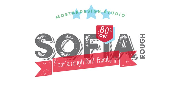 Sofia Rough Font