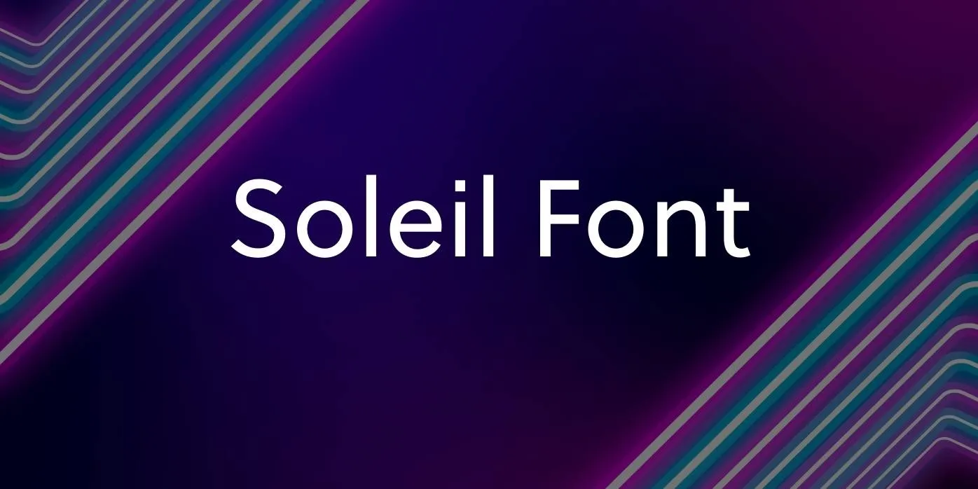 Soleil Font