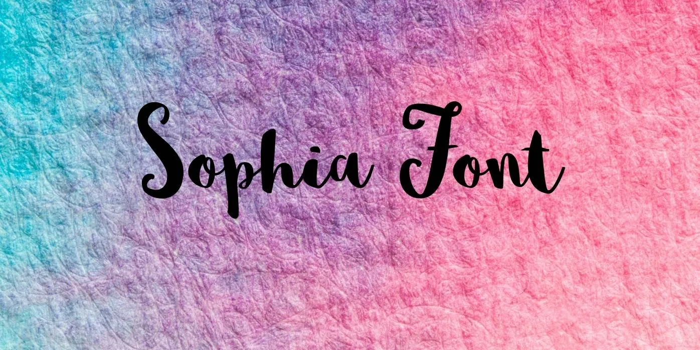 Sophia Font