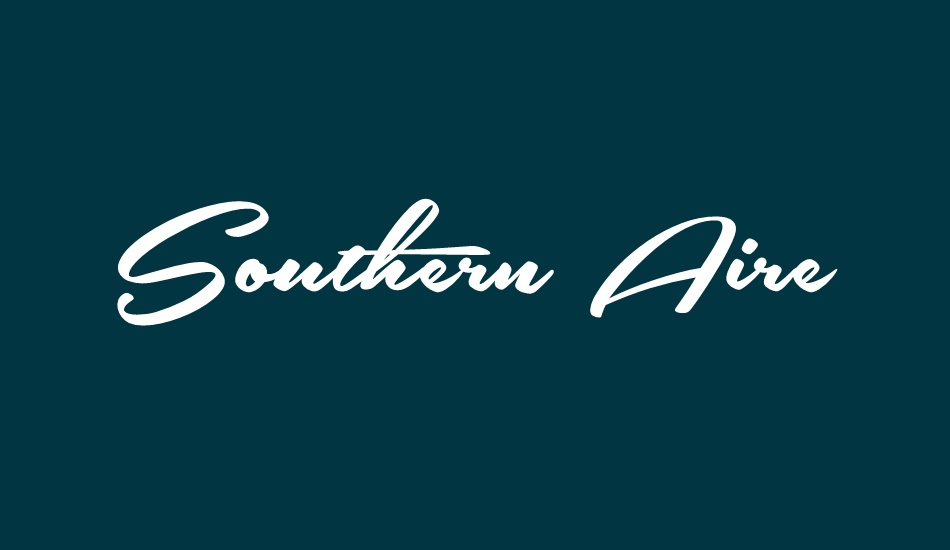 Southern Aire Font Preview