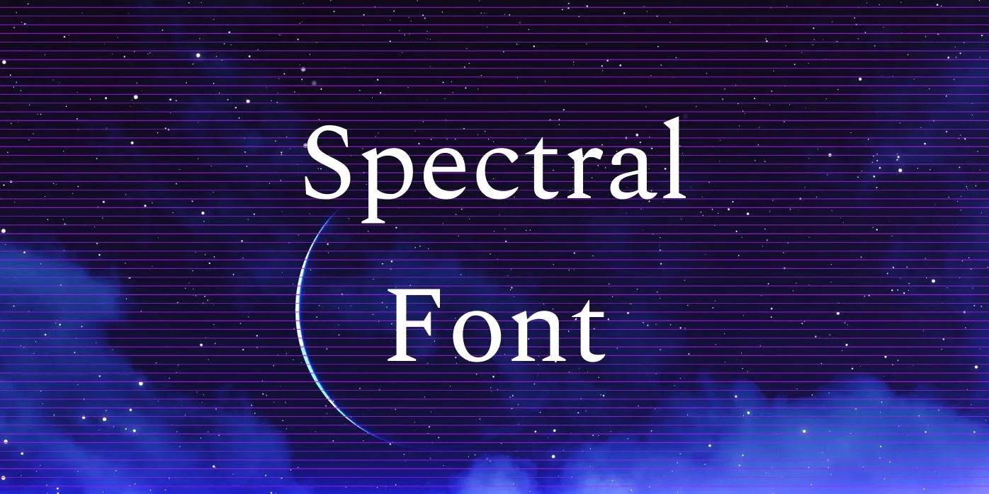 Spectral Font