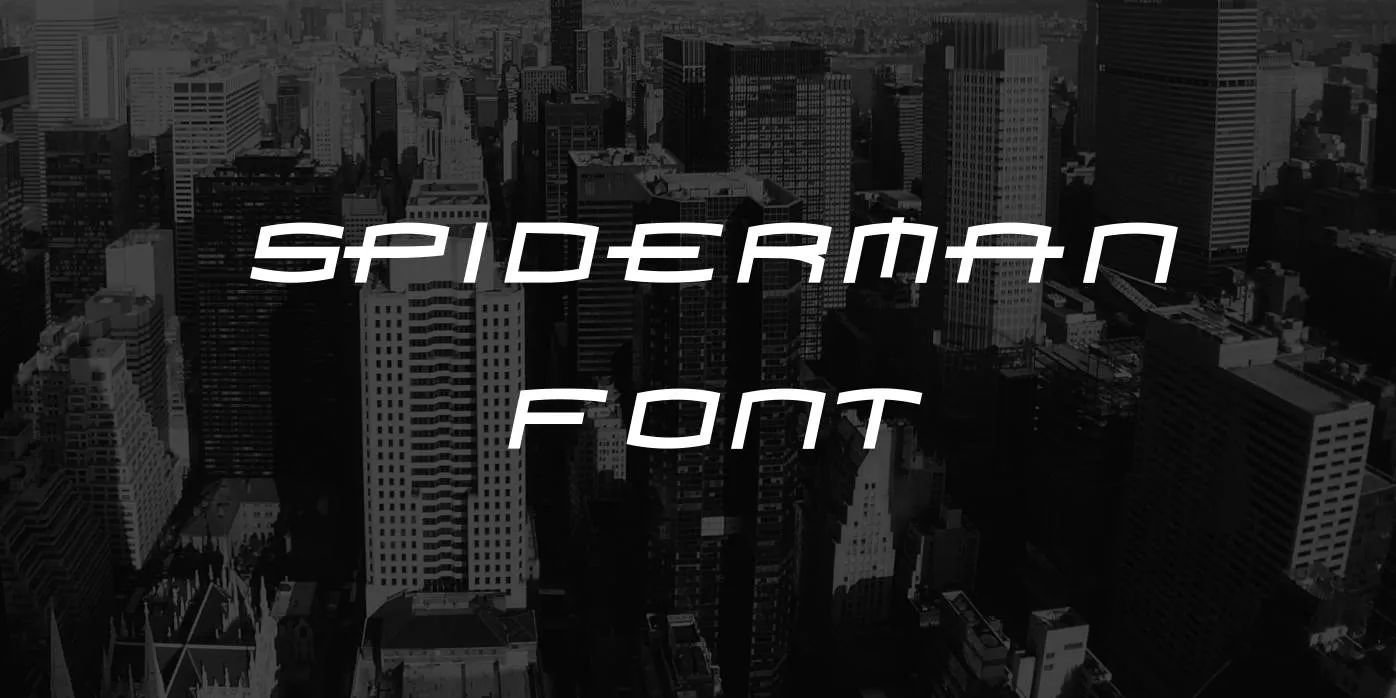 Spiderman Font