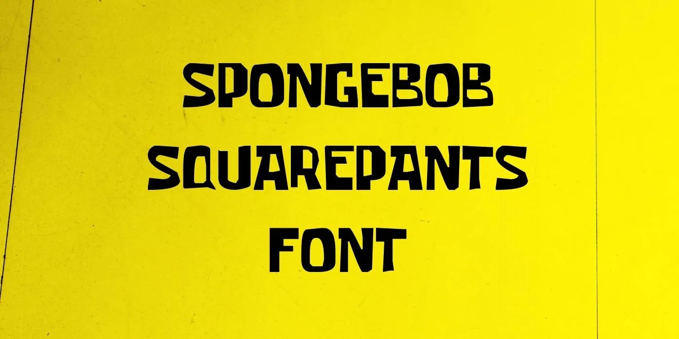 Spongebob Squarepants Font