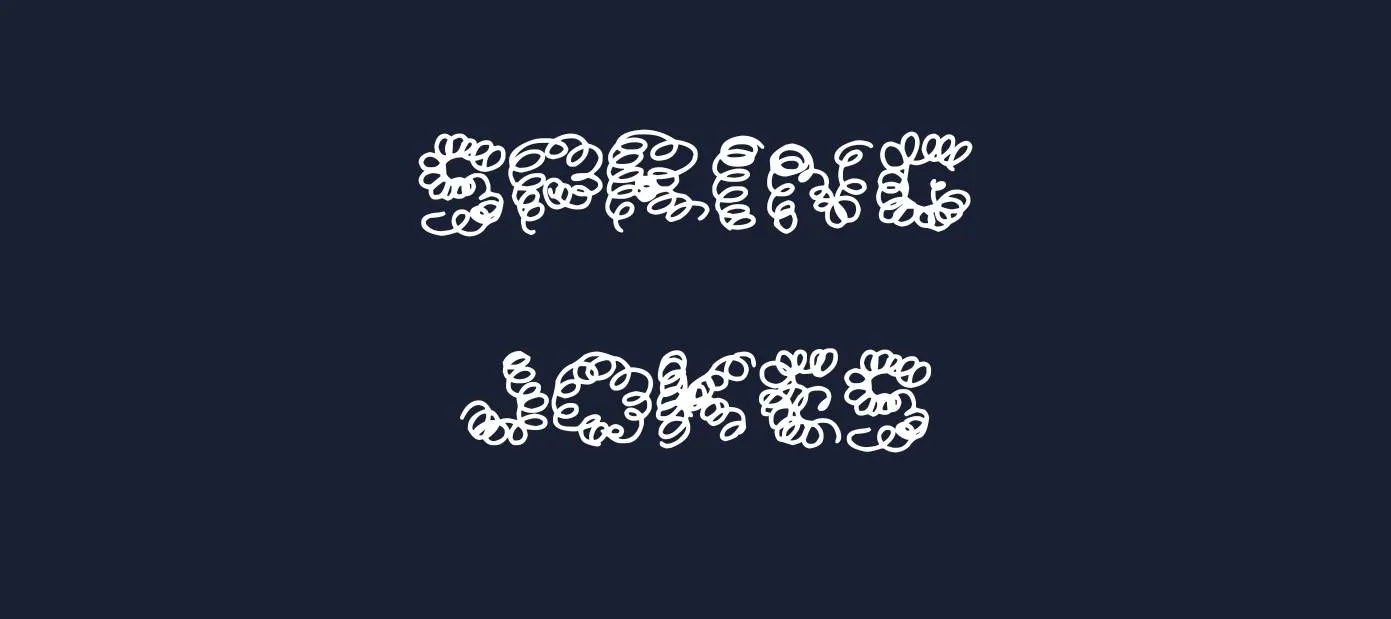 Spring Jokes Font