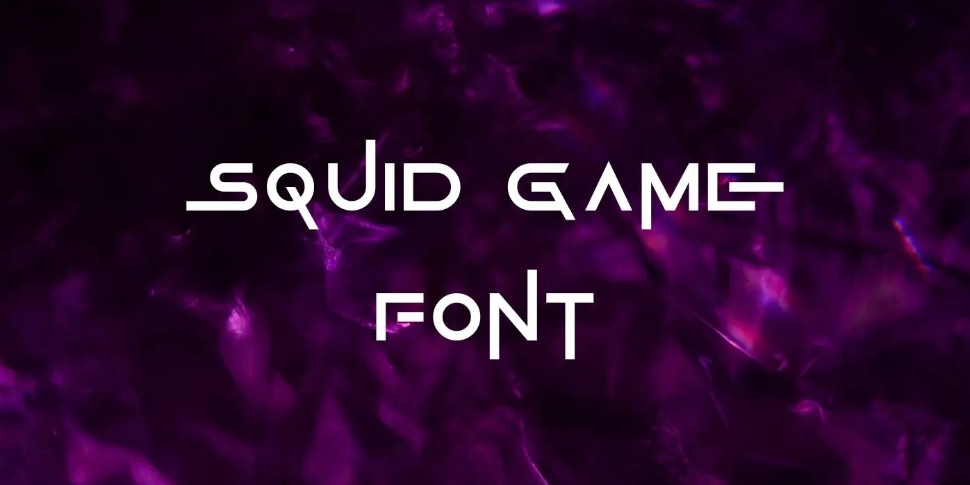 Squid Game Font