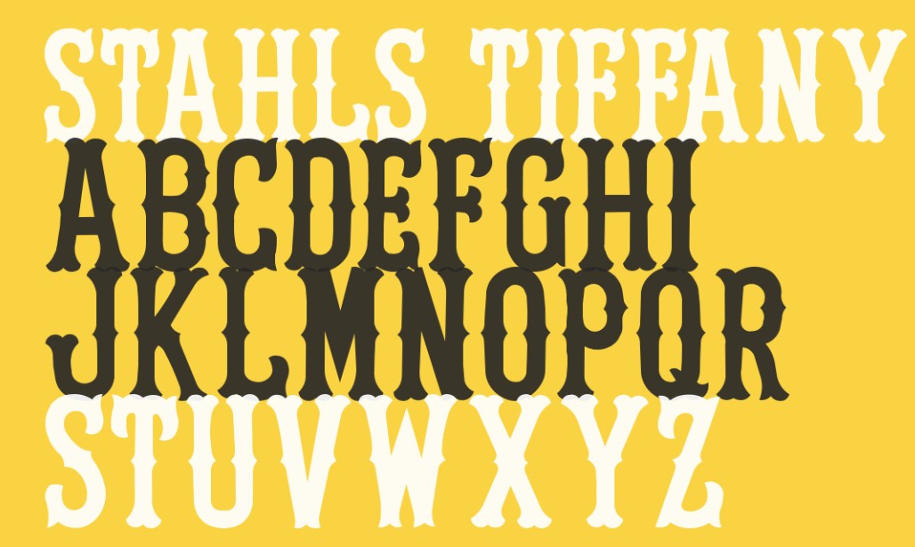 Stahls Tiffany Font