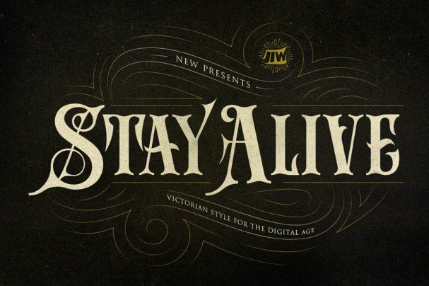 Stay Alive Font
