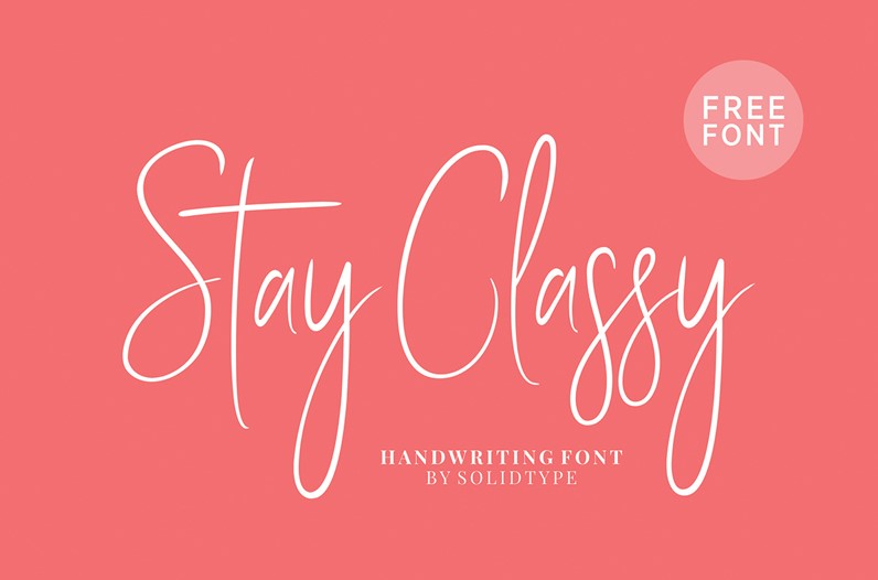 Stay Classy Font