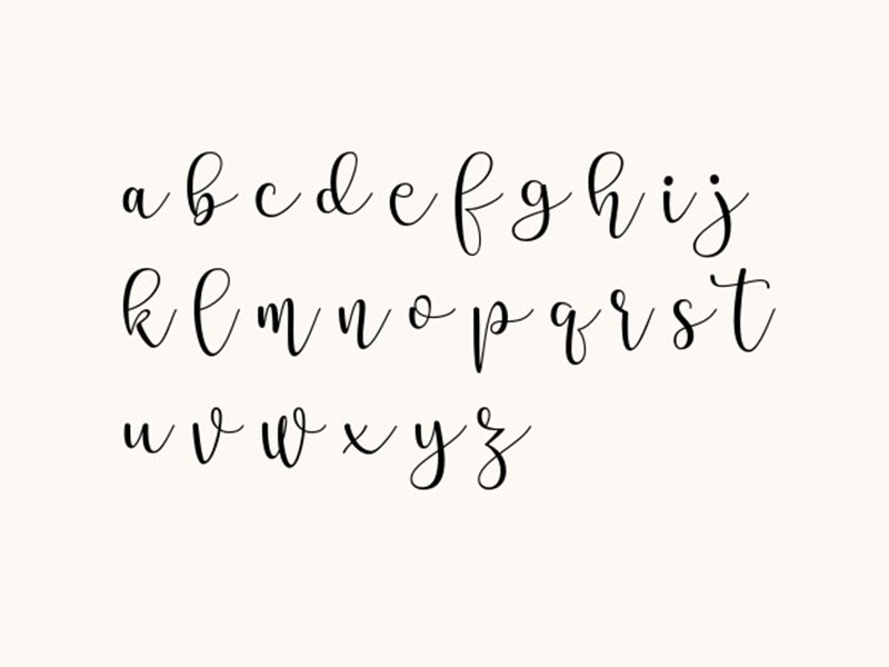 Stea Calligraphy Font Preview