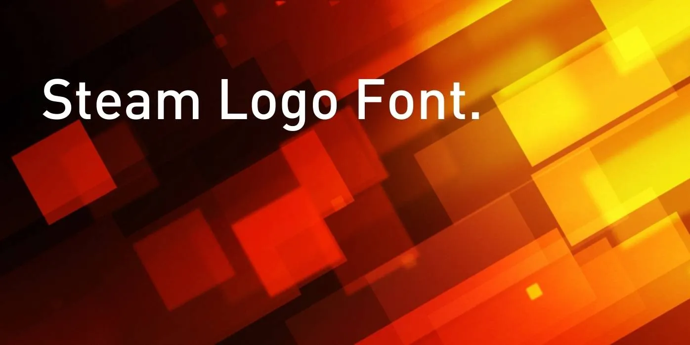 Steam Logo Font