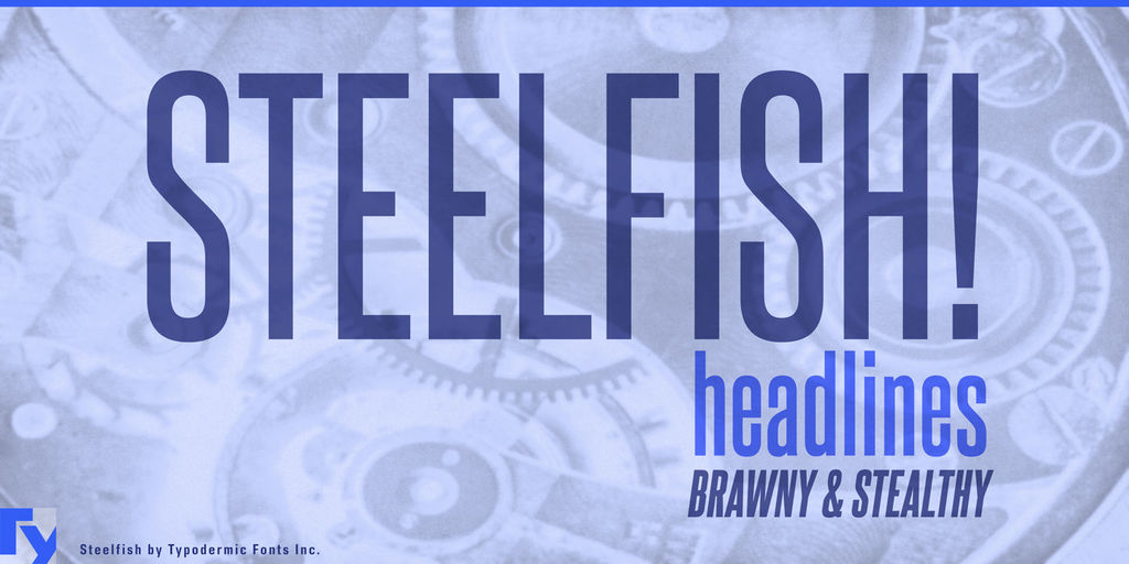 Steelfish Font