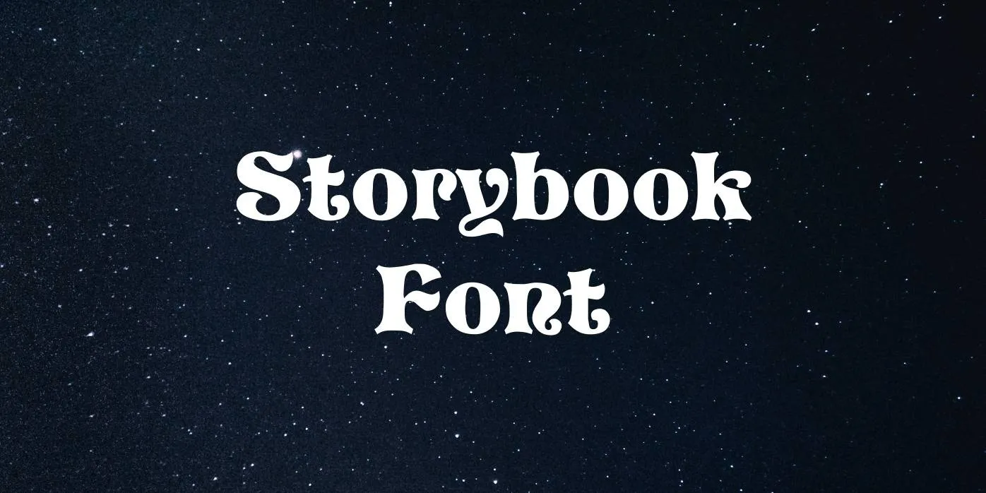 Storybook Font