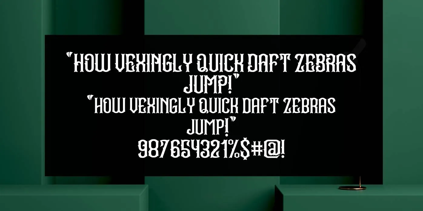 Stradas Font Preview