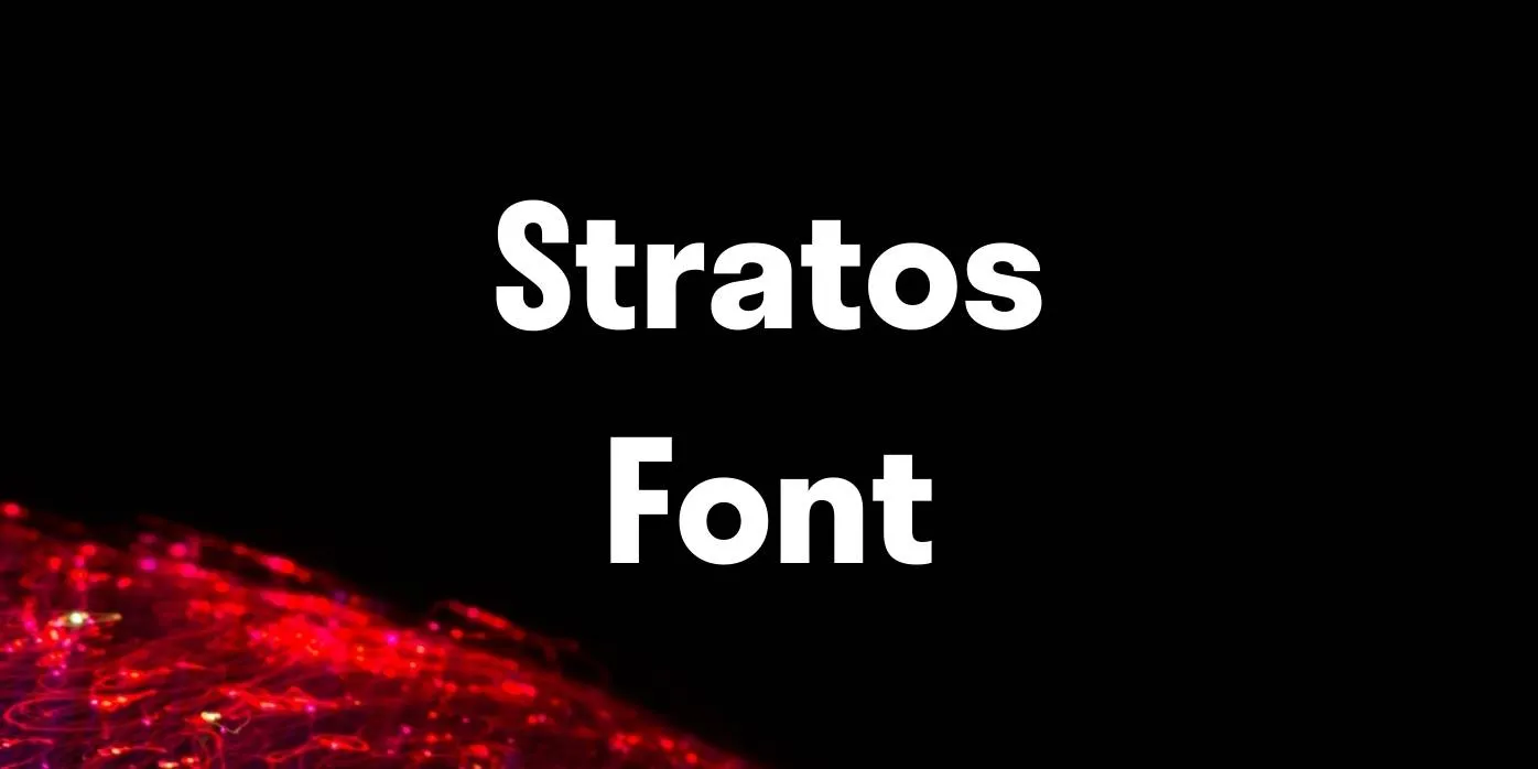 Stratos Font