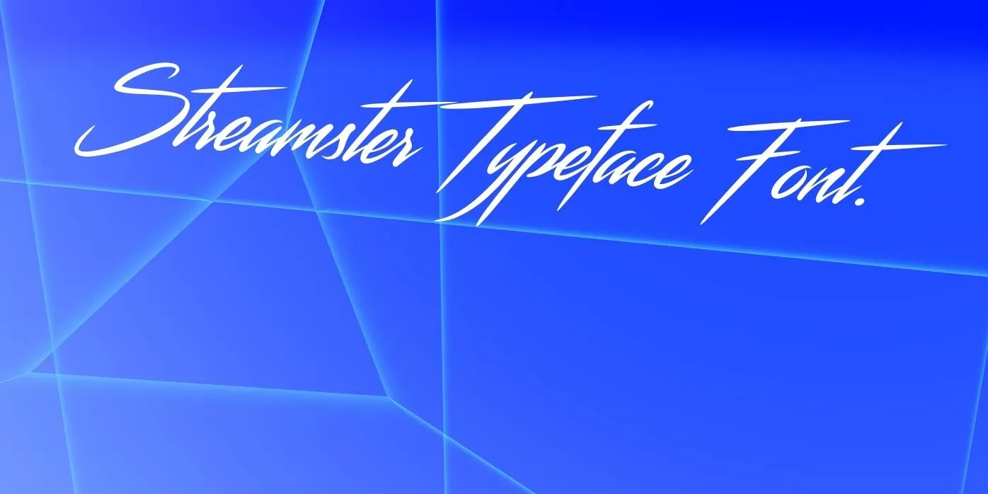 Streamster Font